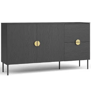 Obrazek Komoda Mond 2D 2SZ 03-B czarna