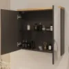 Obrazek SZAFKA WISZĄCA LUSTRZANA 60 OVO LAVA MAT