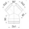 Obrazek Trójnik Y 120 – 2X80/DPO62