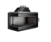 Obrazek Wkład kominkowy narożny W16 lewy 13,5 kW Black