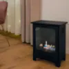 Obrazek Biokominek wolnostojący Koza Mini czarny mat z szybą