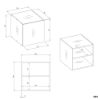 Obrazek Szafa Sensory 150 cm 3D z nadstawką kaszmir złote uchwyty