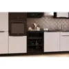 Obrazek Szafka kuchenna - witryna czarny/czarny 60DW 1F BB