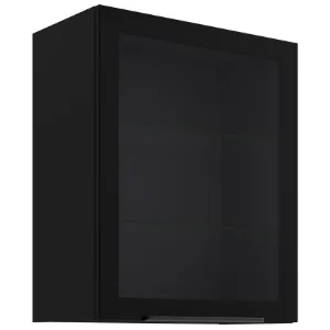 Obrazek Szafka kuchenna - witryna czarny/czarny 60GS-72 1F