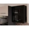 Obrazek Szafka kuchenna - witryna czarny/czarny 60GS-72 1F