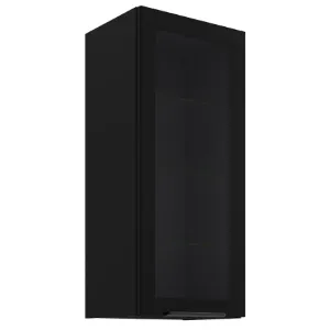 Obrazek Szafka kuchenna - witryna czarny/czarny 40GS-90 1F