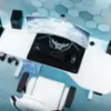 Obrazek Biurko Z Regulacją Wys. Diablo X-Tensio 1600 Białe