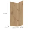 Obrazek Front Luxeo F14-G60N2(72) ryfla dąb
