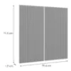 Obrazek Front Luxeo F14-G80(72) ryfla grey