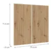 Obrazek Front Luxeo F14-G80(72) ryfla dąb