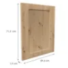 Obrazek Front Luxeo F15-G60(72) frame dąb