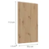 Obrazek Front Luxeo F16-G60(72) cienka ramka dąb