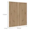 Obrazek Front Luxeo F13-G80(72) hampton dąb