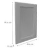 Obrazek Front Luxeo F15-G60(100) frame grey