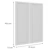Obrazek Front Luxeo F13-G80(100) hampton white