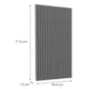 Obrazek Front Luxeo F14-G60(72) ryfla dark grey