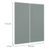 Obrazek Front Luxeo F08-G80(72) green