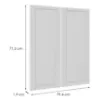 Obrazek Front Luxeo F13-G80(72) hampton white