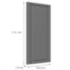 Obrazek Front Luxeo F13-G45(72) hampton dark grey