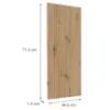 Obrazek Front Luxeo F14-G45(72) ryfla dąb
