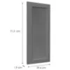 Obrazek Front Luxeo F15-G40(72) frame dark grey