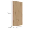 Obrazek Front Luxeo F16-G40(72) cienka ramka dąb