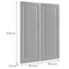 Obrazek Front Luxeo F13-G80(100) hampton grey
