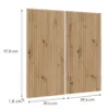Obrazek Front Luxeo F14-G80(100) ryfla dąb
