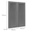 Obrazek Front Luxeo F15-G80(100) frame dark grey
