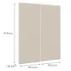 Obrazek Front Luxeo F16-G80(100) cienka ramka kaszmir