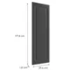 Obrazek Front Luxeo F13-G30(100) hampton dark grey