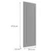 Obrazek Front Luxeo F13-G30(100) hampton grey