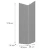 Obrazek Front Luxeo F14-G60N2(100) ryfla grey