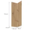Obrazek Front Luxeo F14-G60N2(100) ryfla dąb