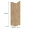Obrazek Front Luxeo F16-G60N2(100) cienka ramka dąb