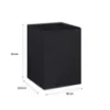 Obrazek Komoda Merkado 40 1D Black Matt