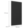 Obrazek Front Luxeo F16-G60(100) cienka ramka black