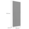 Obrazek Front Luxeo F14-G40(100) ryfla grey