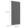 Obrazek Front Luxeo F14-G60(100) ryfla dark grey