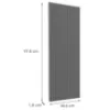 Obrazek Front Luxeo F14-G45(100) ryfla dark grey
