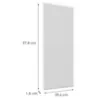 Obrazek Front Luxeo F16-G40(100) cienka ramka white