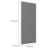 Obrazek Front Luxeo F16-G40(100) cienka ramka grey