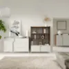 Obrazek Szafka Rtv Mała Positano Orzech Alba/Kaszmir