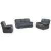Obrazek Sofa Aruba 3S+2REC szara z funkcją relax