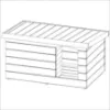 Obrazek Buda dla psa husky 120x75x70 cm