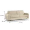Obrazek Sofa Peroni 140 ze stelażem włoskim Misterio 40