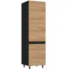 Obrazek Szafka kuchenna Brick D60 słupek czarny/craft