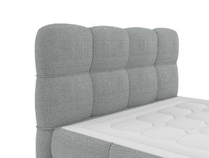 Obrazek Łóżko tapicerowane z pojemnikiem Loa 120x200 popiel