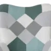 Obrazek Fotel Maddie miętowy patchwork