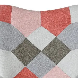 Obrazek Fotel Maddie różowy patchwork